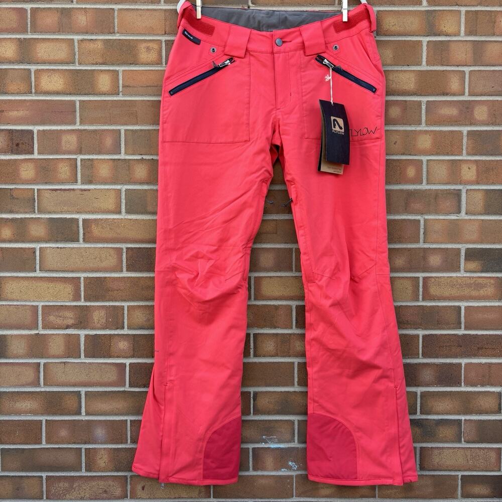 NWT Flylow Womens Large Daisy Pant Winter Snow Ski Tropical Red